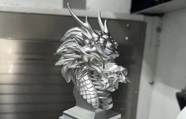 非標(biāo)定制：五軸龍首擺件實(shí)拍，鎮(zhèn)宅招財(cái)